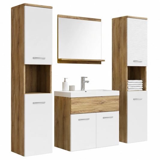 Conjunto de Muebles de Baño PIASKI Montreal XL con Lavabo, Varios Colores
